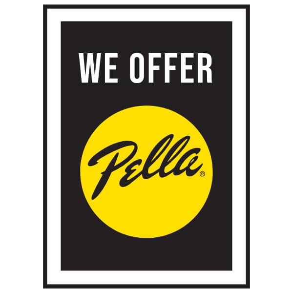 We offer Pella windows logo